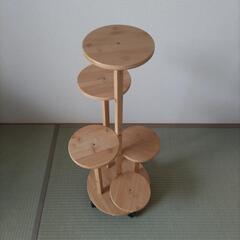 竹製プラントスタンドの画像
