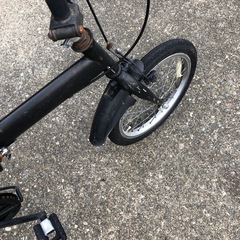 折りたたみ自転車の画像