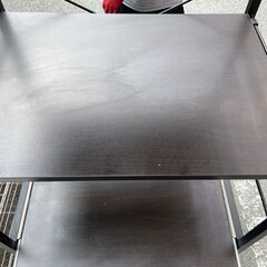 YAMAZEN 山善 スライド棚付きダストボックス上 キッチンラックの画像