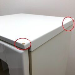 stp-3344　スリムキャビネット　ホワイト　高さ151cm　ガラス扉　食器棚　カップボード　白　リビング　キッチン　飾り棚の画像
