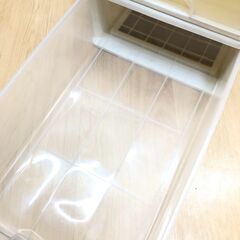 stp-3345　プラケース2個セット　ホワイト　収納ケース　白　押入れ収納　収納ボックス　衣類　洋服　収納　押入れ　引き出し　隙間収納　スキマ収納の画像