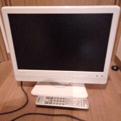 日立　液晶テレビ　2009年　19型　19LーX500 FG  リモコン付き　の画像