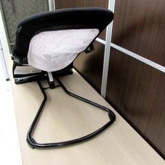 西松屋 SmartAngel ベビーバウンサー リクライニング調整機能 対象年齢0ヶ月～24ヵ月 幅 約39.5cm ブラック メッシュ生地 ベビー用品 苫小牧西店の画像