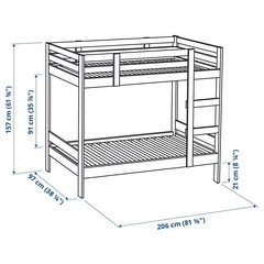 IKEA 二段ベッドフレーム 現行品の画像