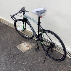 🚲春日市🚲ロードバイク🚲700c🚲黒色🚲緑色🚲ギア付き🚲新品🚲SX24I03615🚲No278の画像