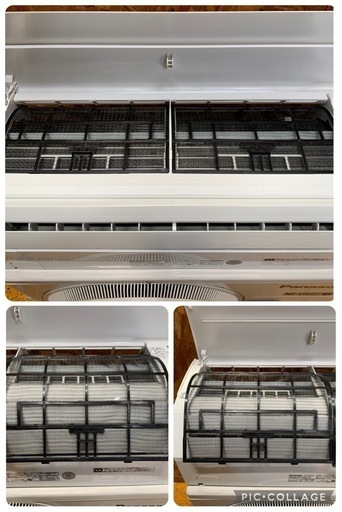 a(7427) Panasonic ルームエアコン 2021年製 CS-401DFL2-W パナソニック 4.0kw 14畳程度 8㎏ リモコン 直接引き取り歓迎 大阪 中古 2個口