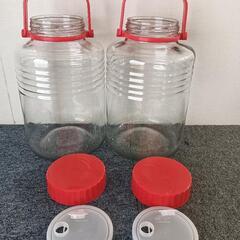 8リットル 10号 8000ml 東洋佐々木ガラス 保存容器 果実酒びん 未使用品　２個セットの画像