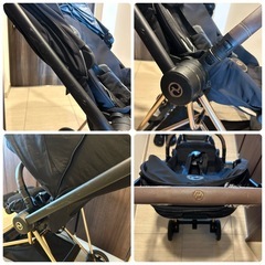 サイベックス ミオス ローズゴールド レインカバー付の画像