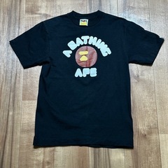 A BATHING APE BAPE 半袖Tシャツ 黒 Sサイズ の画像