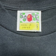 A BATHING APE BAPE 半袖Tシャツ 黒 Sサイズ の画像
