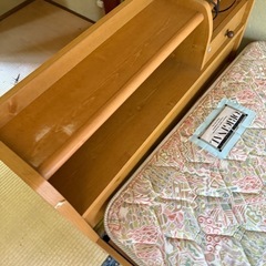 ベッド&ベッドマット　差し上げますの画像
