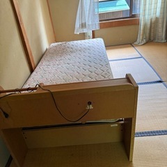 ベッド&ベッドマット　差し上げますの画像