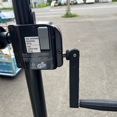 K&M (ケーアンドエム) スピーカースタンド 21300 2本セット 高さ調整用ハンドル付属 パイプ35mm対応 KONIG & MEYER 中古品 ③の画像