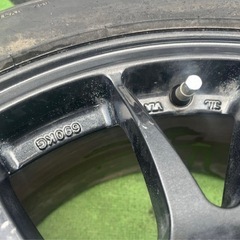 BMW アルミホイール 4本セット 225/45R17 7.5J+35 PCD120 5穴 17インチ F20型 1シリーズにて使用 E90型 3シリーズ Z3 Z4 等 BBS風ホイールの画像