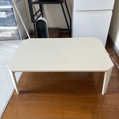 折りたたみローテーブル(ホワイト)の画像