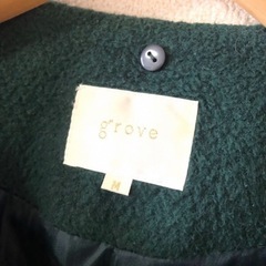 【受付中‼️】grove★ノーカラーコート★レディース Mサイズ★いつでもお渡し可能です⭕️ の画像