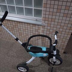 三輪車　benebene　子ども　ブルー