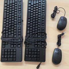 【8/27以降調整可・手渡し】DELL デスクトップPC 2台（Vostro 230 / Optiplex 3020）キーボード・マウス付きの画像