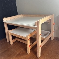 IKEA フリサット　デスク　学習机　セットの画像