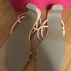 Oriental Traffic オレンジ ストラップサンダル(新品)の画像