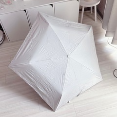 【美品】日傘 白 軽量の画像