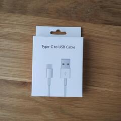 タイプC to USB 充電ケーブルの画像