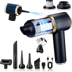 ハンディクリーナー 多機能ミニ 掃除機 電動ハンディ 充電式 多機能 コードレスの画像