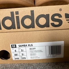 ADIDAS ORIGINALS SAMBA XLG レディース　24cmの画像