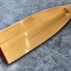 ★shugakuso 秀岳荘 SAPPORO 木製パドル 約145㎝ シングルブレードパドル カナディアンカヌー ラフティング 西-A　リサイクルショップ札幌　買取本舗　西野店の画像