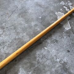 ★shugakuso 秀岳荘 SAPPORO 木製パドル 約145㎝ シングルブレードパドル カナディアンカヌー ラフティング 西-B　リサイクルショップ札幌　買取本舗　西野店の画像