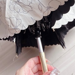 【美品】日傘 花柄の画像