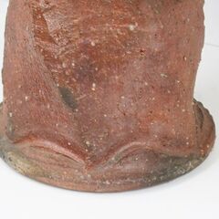 在銘：亨斉 陶器 壺 高さ24cm 星野亨斉 信楽焼 流心窯 壷 花器 花入 花生 花瓶 置物 札幌市 清田区 平岡の画像