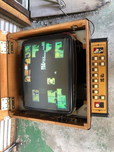 テーブルゲーム本体　ビデオゲーム　花札　ゲームセンター　昭和レトロ　