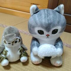モフサンド　おにぎり&ノコギリザメにゃんこ　ぬいぐるみの画像