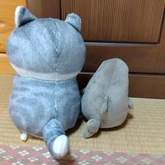 モフサンド　おにぎり&ノコギリザメにゃんこ　ぬいぐるみの画像