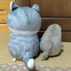 モフサンド　おにぎり&ノコギリザメにゃんこ　ぬいぐるみの画像