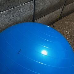 JM20204S)バランスボール 直径：約50cm 高さ：50cm 中古品【取りに来られる方限定】の画像