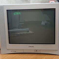 SONY WEGA 21型 ブラウン管テレビ ゲーム用等 無料の画像