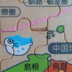 木製知育パズル日本地図の画像