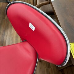 【ジモティー割引あり】【ジャングルジャングル守口店】カウンターチェア　赤の画像
