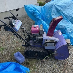  【除雪機】コマツ KSS6S 6馬力 クローラータイプ 動作品 の画像
