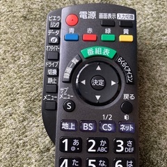パナソニック テレビ用リモコン中古品の画像