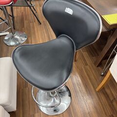 【ジモティー割引あり】【ジャングルジャングル守口店】カウンターチェア　黒の画像