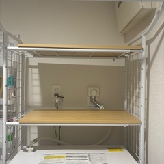 美品　伸縮洗濯ラックの画像