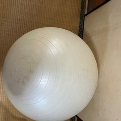【中古】バランスボール　65㎝　ホワイトの画像
