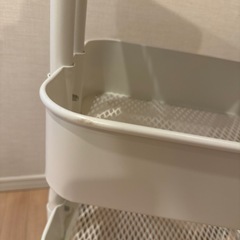 【受け渡し決定】IKEA ふた付きスチールワゴンの画像