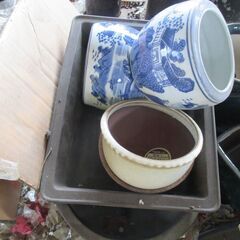 早い者勝ち!!　0円　無料で差し上げます。　全て未使用品　盆栽鉢　植木鉢　陶器　園芸　趣味　鑑賞　ガーデニングの画像