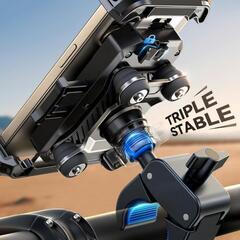 【全国発送のみ可】JOYROOM　自転車ホルダー　バイク携帯ホルダー　4.7～7インチ　対応　業者歓迎　転売OK　　倒産品　まとめ売り　ネット商材　アマゾン引き上げ商品　メルカリ　副業の画像