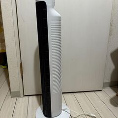 【アイリスオーヤマ 2021年製】タワーファン TWF-M73-W｜箱・説明書付 扇風機 首振りの画像
