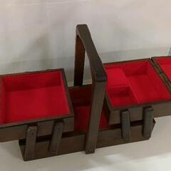 0826-050 ソーイングBOX 裁縫箱の画像